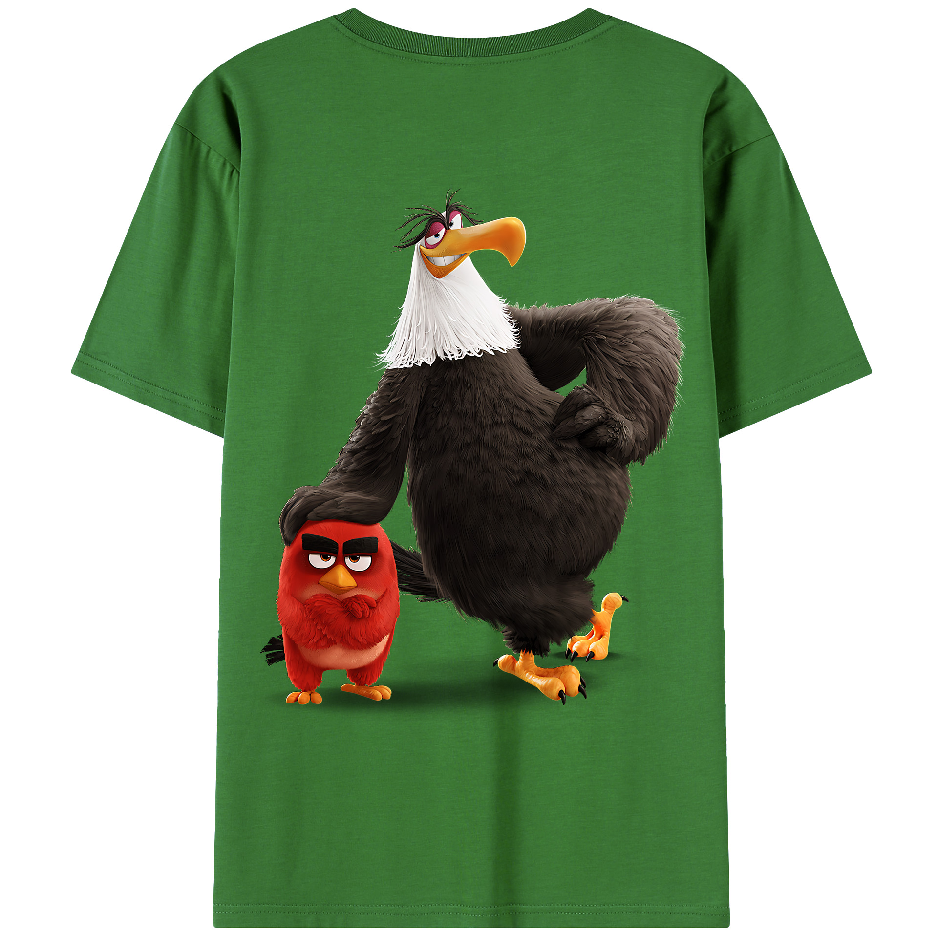 （画像用） Angry Birds アングリーバード レディース半袖Tシャツ(バックプリント)